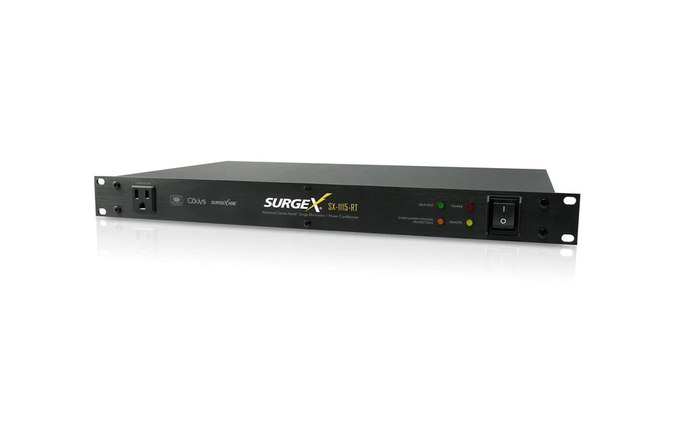SurgeX SX-1115-RT Rack Mount Surge Eliminator & Power Conditioner w/Remote, 1RU - Image 1 of 2
