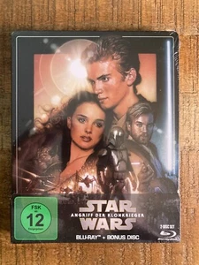 Star Wars: Episode II - Attack of the Clones w. Steelbook (Blu-ray, Region Free) - Picture 1 of 4