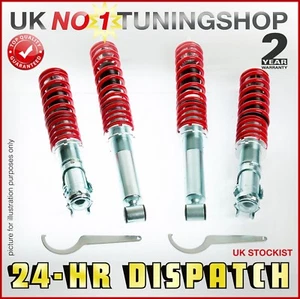 COILOVER VW CADDY MK3 ADJUSTABLE SUSPENSION- FRONT COILOVERS + REAR SHOCKS - Afbeelding 1 van 2