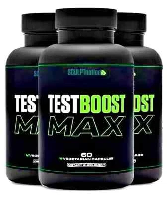 3 Pack TEST BOOST Max Build Muscle Men Testosterone Fat weight Loss