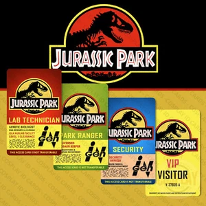 Jurassic Park Badge | VIP | Park Ranger | Lab Technician | Security Badge | Prop - Picture 1 of 6