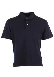 Camisa Polo Zegna 12Milmil12 Azul Manga Corta Talla 48/38R EE. UU. Nueva Con Etiquetas - Imagen 1 de 5