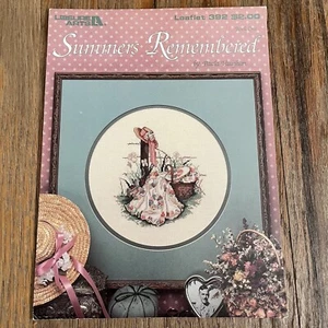Leisure Arts #392 Paula Vaughn "Summers Remembered" Book 1 Chart Cross Stitch - Picture 1 of 3