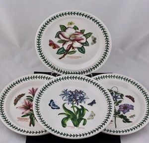 SET OF 4 PORTMEIRION BOTANIC GARDEN ASSORTED 10" DINNER PLATES #4 - MINT - Picture 1 of 7