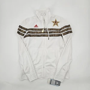 Adidas All Star NBA Women's Glitz jacket Size Medium White 5757W LA11 NEW White - Picture 1 of 24