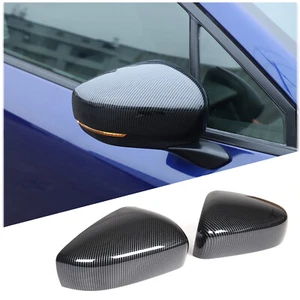 ABS Carbon Rearview Mirror Cover Accessories Trim For Subaru Crosstrek 2023-2024 - Picture 1 of 12