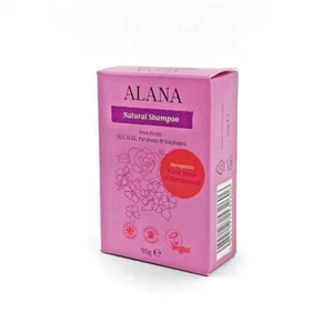 Alana Pink Rose & Geranium Natural Shampoo Bar - 95g - Picture 1 of 1