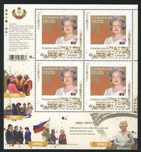 QUEEN Elizabeth ll Diamond Jubilee = Canada 2012 MNH #2517i MiniSheet of 4, 5/6