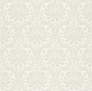 Papel pintado no tejido Rasch 897623 crema beige adorno barroco 3D - Imagen 1 de 1