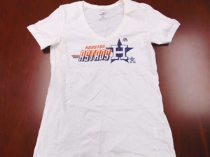 NEW WOMEN'S MAJESTIC FAN FASHION MLB HOUSTON ASTROS FAN FASHION T-SHIRT SIZE M - Picture 1 of 4