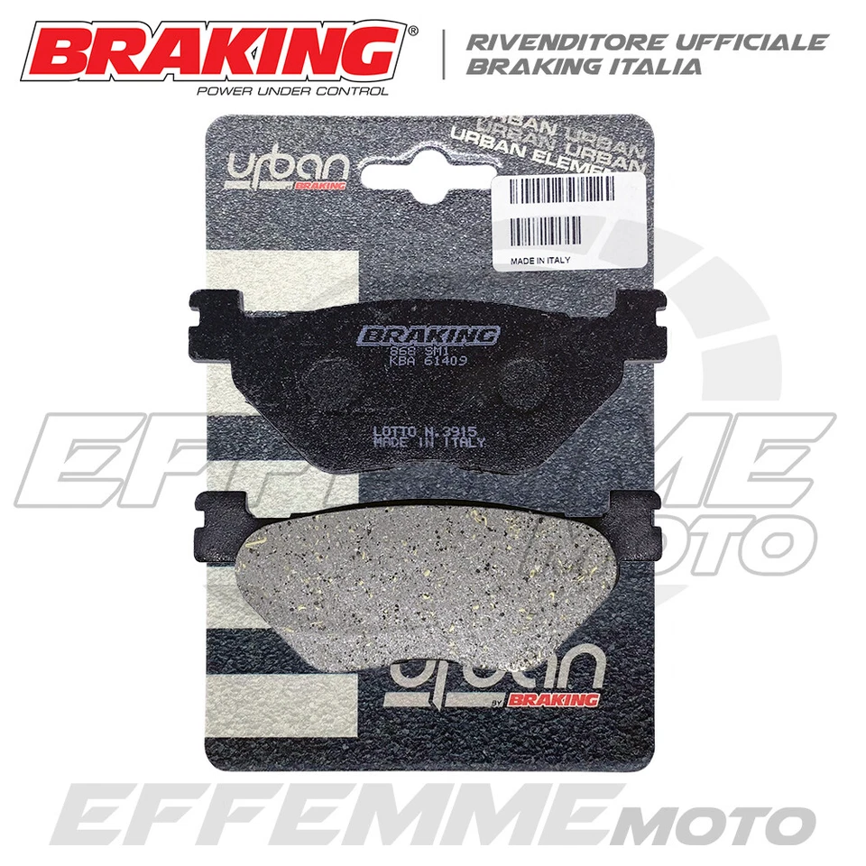 Pastiglie YAMAHA T-Max 560 e TMax 560 Tech Max 2020-2021 Kit Posteriori BRAKING - Immagine 1 di 1