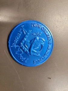 2022 Krewe Of Thoth Motiv Blau Doubloon - Karneval - Bild 1 von 2