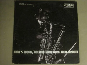 ROLAND KIRK WITH JACK MCDUFF KIRK'S WORK LP ORIG '61 PRESTIGE PR-7210 JAZZ BOP - Picture 1 of 6