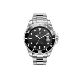 Reloj de cuarzo Tevise para hombre homenaje negro plata relojes inteligentes fecha diseñador regalo Reino Unido - Imagen 1 de 11