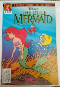 LITTLE MERMAID #3 (1992 Series)  (DISNEY LIMITED SERIES)  Near Mint Comic Book - Picture 1 of 2