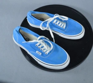 VANS OG Auténticos Zapatos Fuera de la Pared Azul Lona Con Cordones Para Mujer’s 8.5 Para Hombre 7 - Imagen 1 de 5