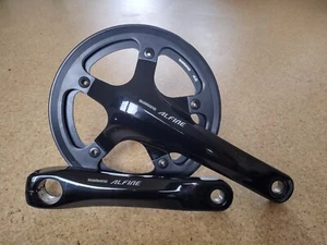 New Shimano Alfine FC S501 Crankset inc. Single Chain Guard - 42t 170mm Black - Picture 1 of 5