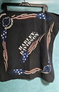 Vintage Harley Davidson Appleton Wisconsin Bandana 22"x22" - Picture 1 of 3