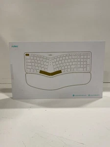 USED Nulea Wireless Ergonomic Keyboard, Split Keyboard with Wrist Rest WHITE - Picture 1 of 2