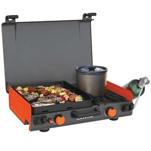 14” Propane Camping Griddle with Side Burner - Picture 1 of 11