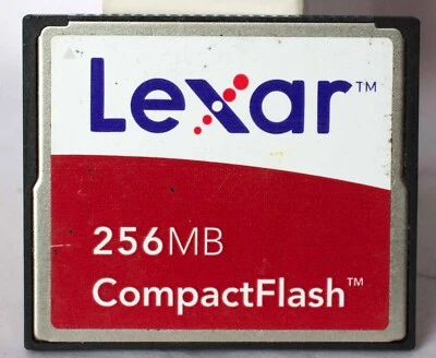 Lexar 256MB compact flash card. - Image 1 of 2