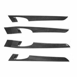 For Porsche Panamera 970 10-16 Dry Carbon Fiber Car Interior Door Panel Trims - Picture 1 of 4