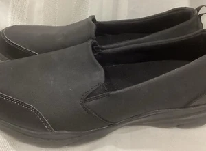 Safe T Step SafeTstep Womens Camina 2.0 Slip-Resistant Slip-On Shoes Black Sz 12 - Picture 1 of 7