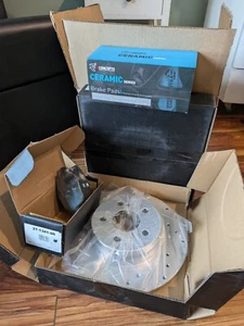 2008-2015 Mercedes-Benz C250 C300 Rear Brake Rotors & Pads R1 Concepts - Picture 1 of 1