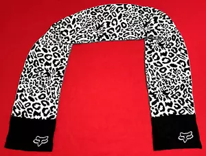 Women's Fox Racing Animal Print Scarf 100% Acrylic 7.5" x 69" - VGUC - Picture 1 of 4