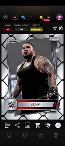 Topps WWE Slam 2025 Chrome Steel Cage - Rezar - Legendary - Picture 1 of 1