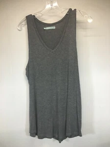 Maurices- Gray V Neck Tunic Top- Size L, Cotton. - Bild 1 von 4
