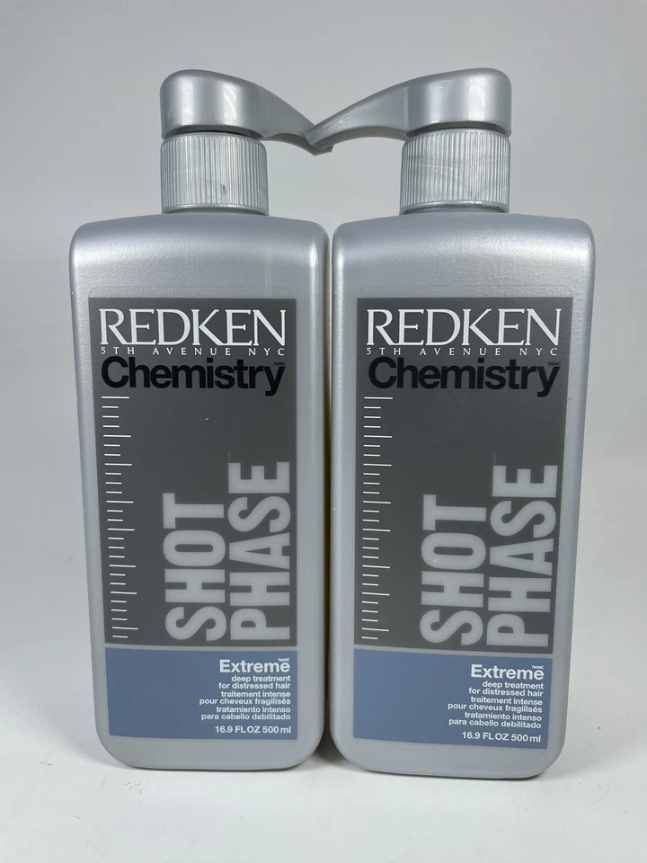2 Redken Chemistry Deep Treatment Extreme Shot Phase 16.9 oz fl FAST SHIPPING - Image 1 of 4