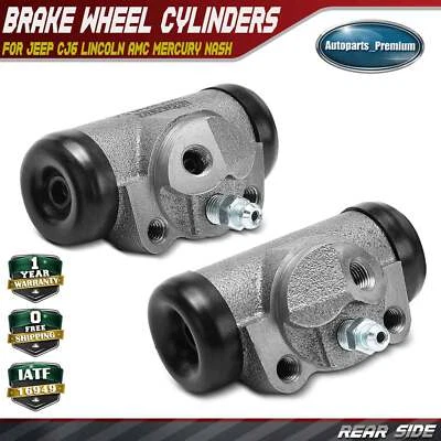 2件装后鼓制动轮缸适用于吉普CJ6林肯AMC Mercury Nash Edsel — 第 1/4 张图片