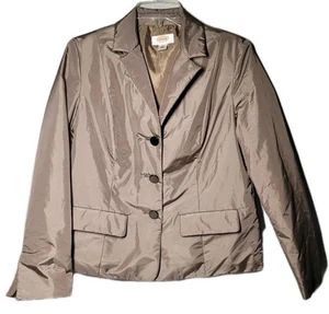 Talbots Women's Petite Size 6 Coat Insulated Taupe Puffy - Picture 1 of 7