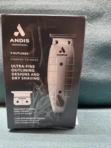 Andis 04780 Profesional T-Outliner Recortadora de Pelo y Barba con Cable Peluquería Salón Nuevo - Imagen 1 de 3