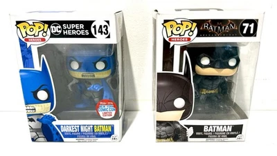 Darkest Night Batman #143 & Batman Arkham Knight #71 Funko POP Vinyl  - image 1 of 4