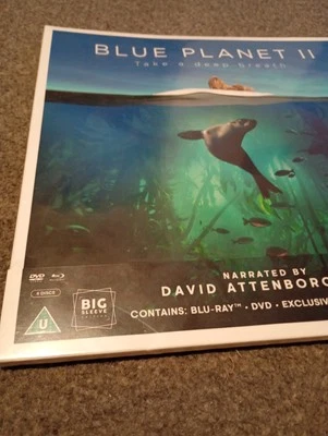 Blue Planet Blu Ray Big Sleeve Edition Exclusive Art Cards 6 Dvd Ltd Edition - Image 1 of 4