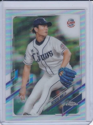 2021 TOPPS CHROME NPB REFRACTOR #14 TATSUYA IMAI SEIBU LIONS RC ROOKIE - Image 1 of 2