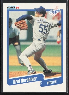 1990 Fleer Orel Hershiser #399 Los Angeles Dodgers - Image 1 of 2