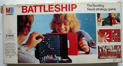 BATTLESHIP MB Games 1975 MILTON BRADLEY Naval Strategy SEA WARFARE - Image 1 of 4