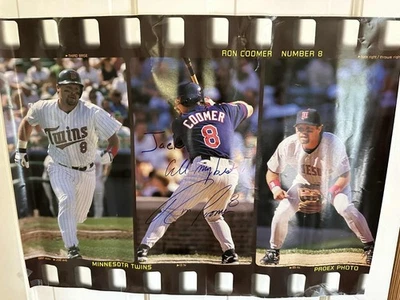 Signed to "Jack"  RON COOMER  Minnesota Twins  Poster 18" x 24"  SEE DESC 1997 - Image 1 of 4