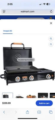 Настольная сковорода Blackstone On The Go 22 дюйма с боковой горелкой - Изображение 1 из 4