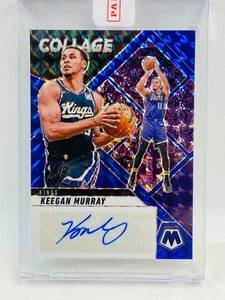 2024-25 Panini Mosaic Keegan Murray Collage Auto Blue Mosaic #02/35 - Picture 1 of 2