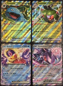 CARTE POKÉMON VENUSAUR EX - YANMEGA EX - JYNX EX - GENESECT EX (SET DI 4) - Foto 1 di 4