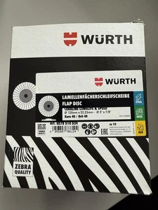 WÜRTH SCHLEIFSCHEIBEN FÄCHERSCHEIBEN / Nagelneu / Werkstatt Werkzeug - Bild 1 von 3