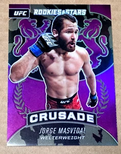 2021 Chronicles R&S Crusade UFC #221 Jorge Masvidal Purple Prizm 18/49 Made - Bild 1 von 2