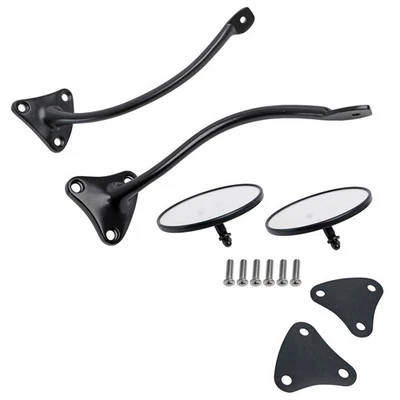 Camión Chevy GMC 1955 1956 1957 1958 1959 3100 capa en polvo par de espejos laterales negros Foto 1 de 4