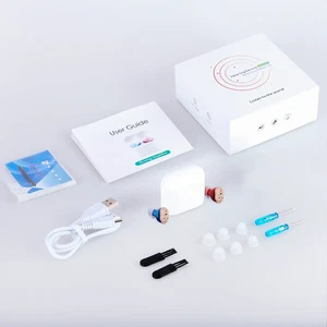 Apparecchio Acustico Ricaricabile Wireless Portatile ITE Anziani Apparecchi Acus - Foto 1 di 11
