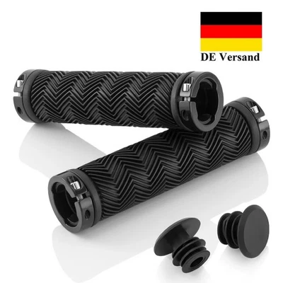 Fahrradgriffe Fahrrad Lenkergriffe Rutschfest Gummigriffe MTB E-Bike 130mm DE - Bild 1 von 4