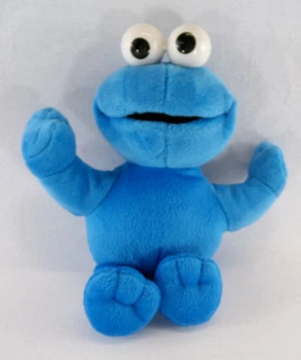 芝麻街婴儿饼干怪物毛绒 11 英寸 Fisher Price 美泰 2001 - 二手状况完好 — 第 1/4 张图片